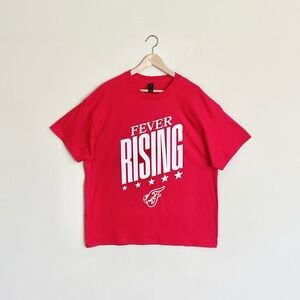 NEW WNBA Indiana Fever Rising Graphic Red T Shirt Adult size XL